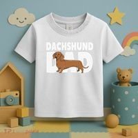 Dachshund Dad Father's Day Toddler T-Shirt thumb 3