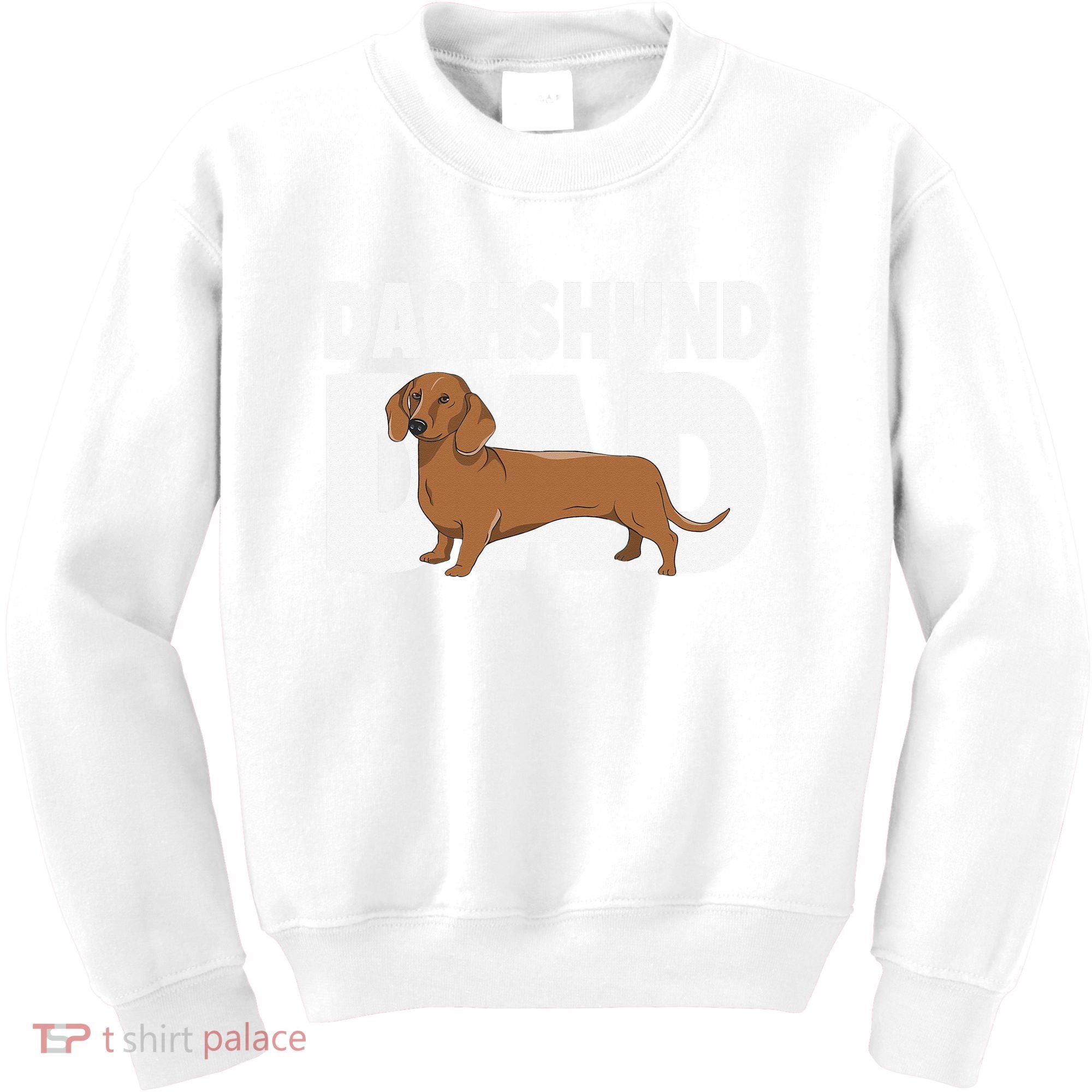 Dachshund Dad Father's Day Kids Sweatshirt