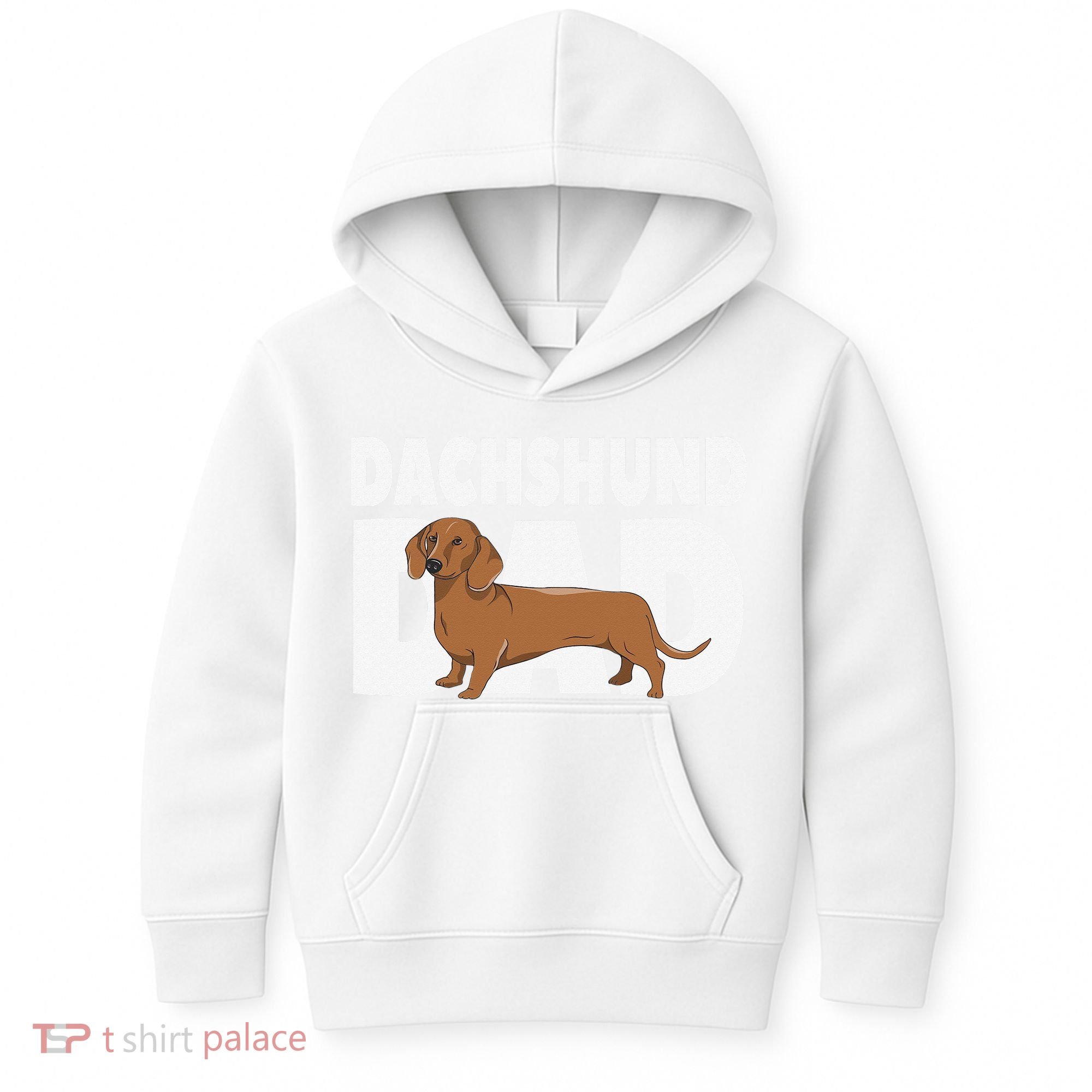 Dachshund Dad Father's Day Kids Hoodie