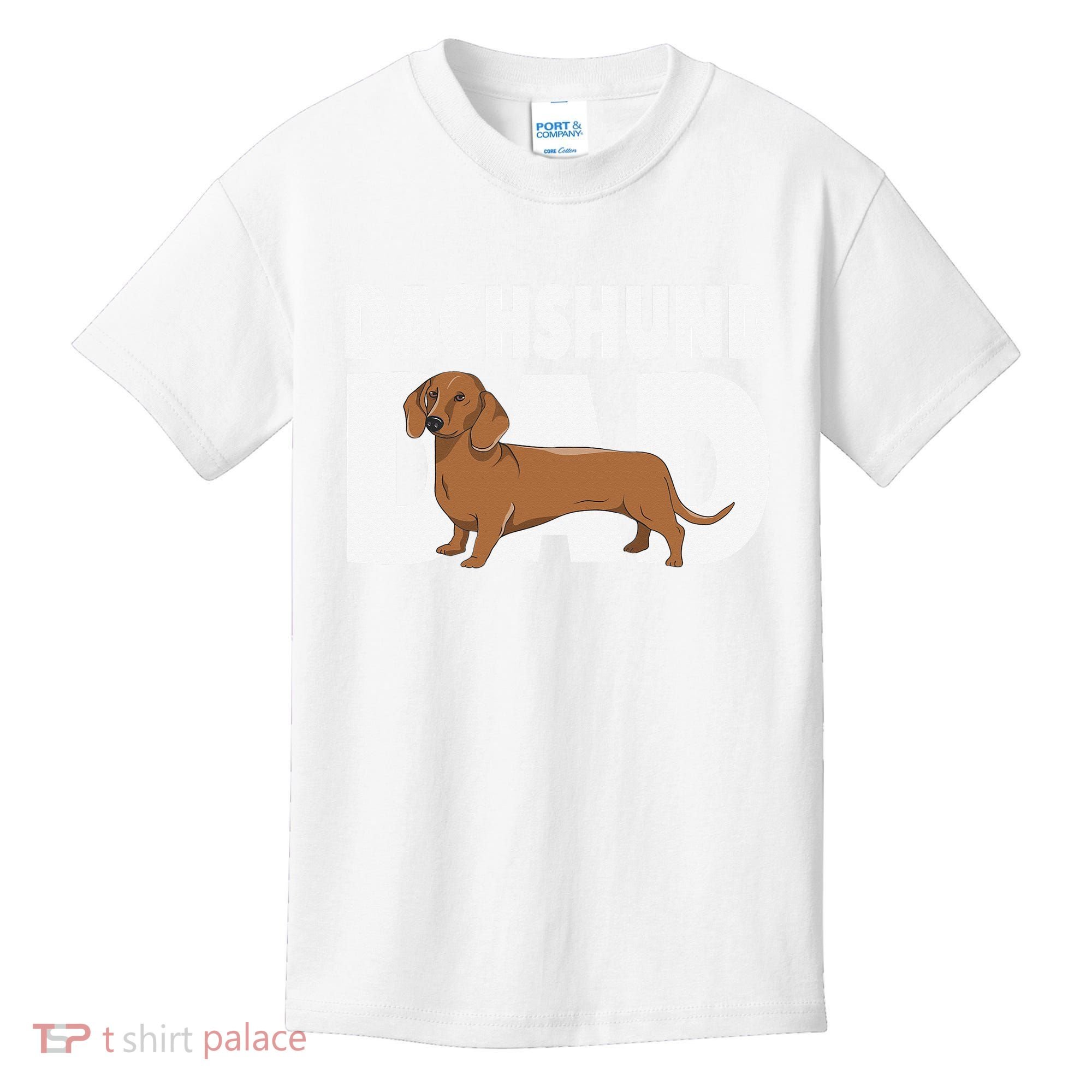 Dachshund Dad Father's Day Kids T-Shirt