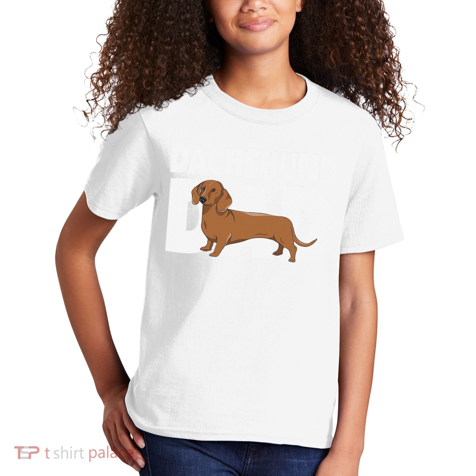 Dachshund Dad Father's Day Kids T-Shirt
