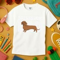 Dachshund Dad Father's Day Kids T-Shirt thumb 3