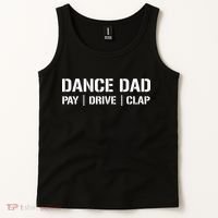 Dance Dad Funny Dancing Daddy Proud Dancer Dad I Finance Tank Top thumb 2