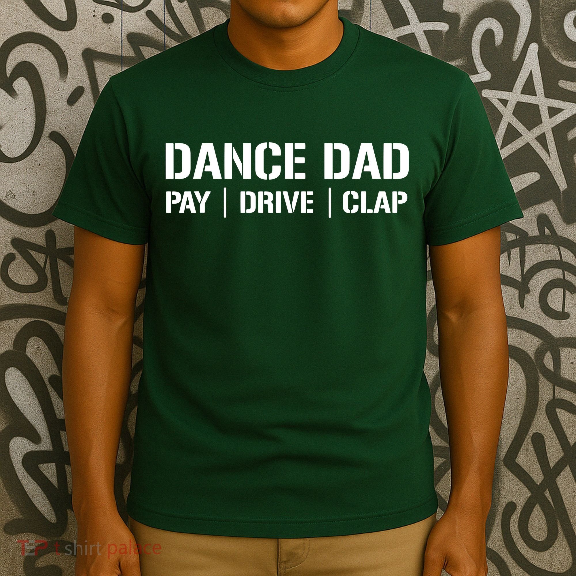 Dance Dad Funny Dancing Daddy Proud Dancer Dad I Finance T-Shirt