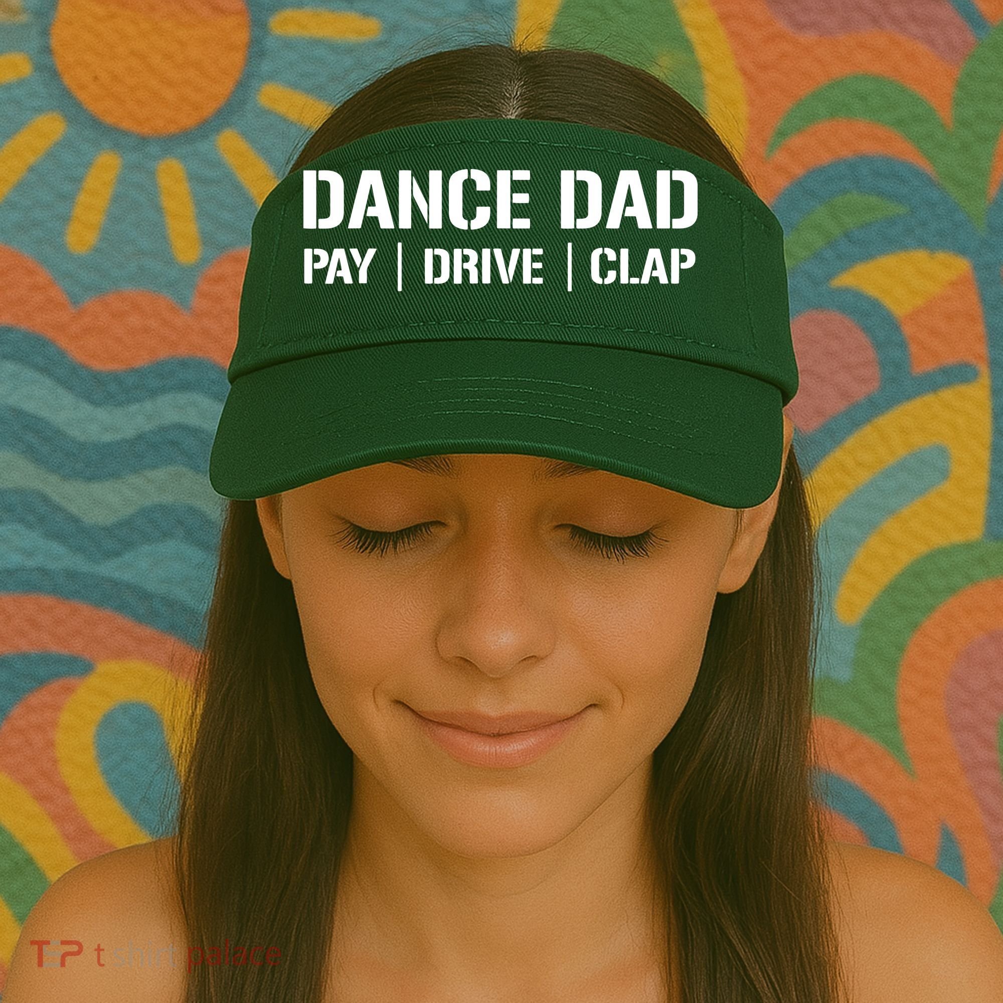 Dance Dad Funny Dancing Daddy Proud Dancer Dad I Finance Visor