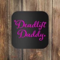 Deadlift Daddy Funny For Men Women Coaster thumb 0
