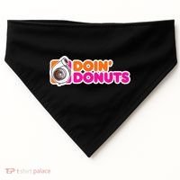 Doin' Donuts Funny Racing & Drift Car Enthusiast USA-Made Doggie Bandana thumb 0