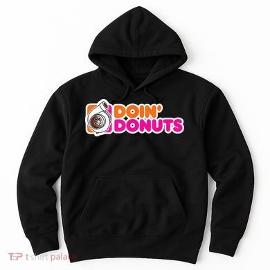 Doin' Donuts Funny Racing & Drift Car Enthusiast Hoodie
