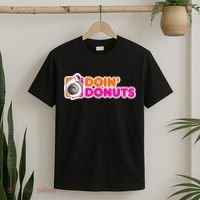 Doin' Donuts Funny Racing & Drift Car Enthusiast T-Shirt thumb 2