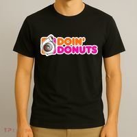 Doin' Donuts Funny Racing & Drift Car Enthusiast T-Shirt thumb 3