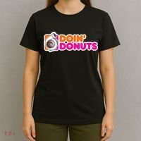 Doin' Donuts Funny Racing & Drift Car Enthusiast T-Shirt thumb 4