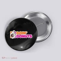 Doin' Donuts Funny Racing & Drift Car Enthusiast Button thumb 0