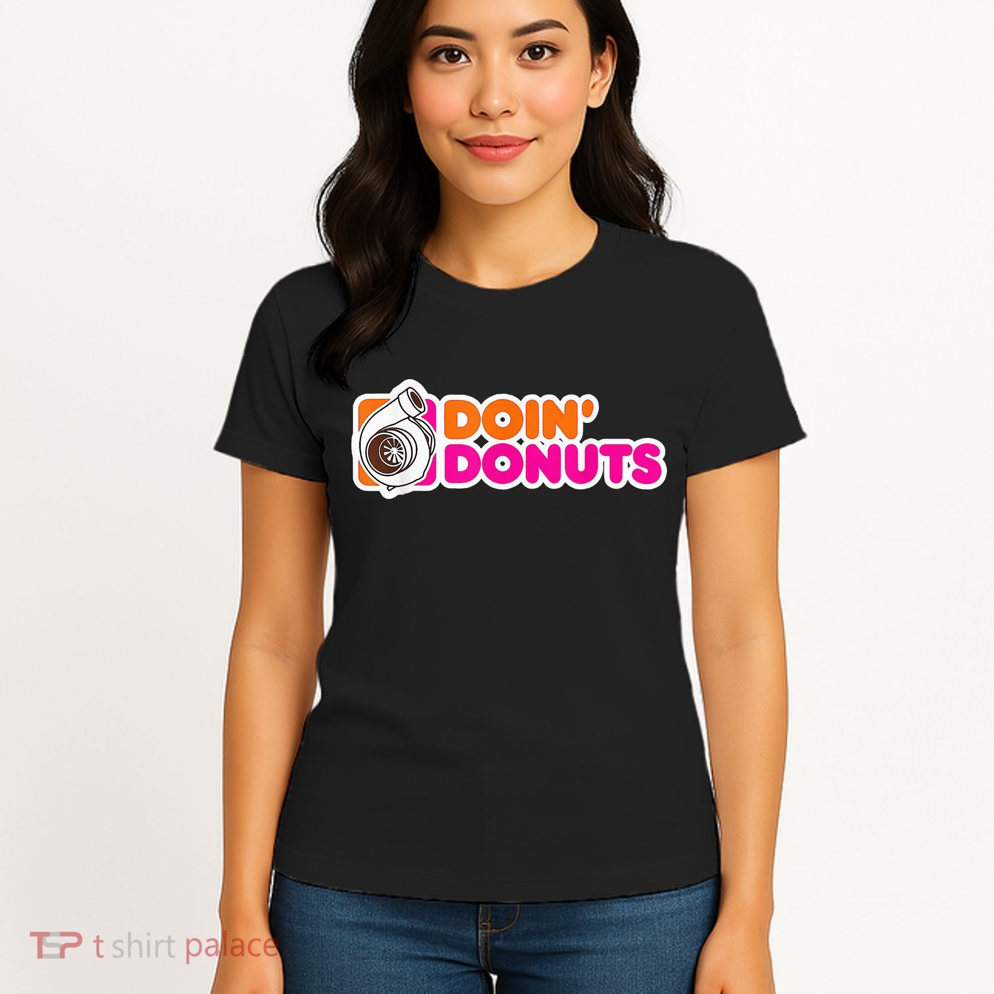Doin' Donuts Funny Racing & Drift Car Enthusiast Women's T-Shirt