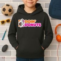 Doin' Donuts Funny Racing & Drift Car Enthusiast Kids Hoodie thumb 2