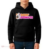 Doin' Donuts Funny Racing & Drift Car Enthusiast Kids Hoodie thumb 4