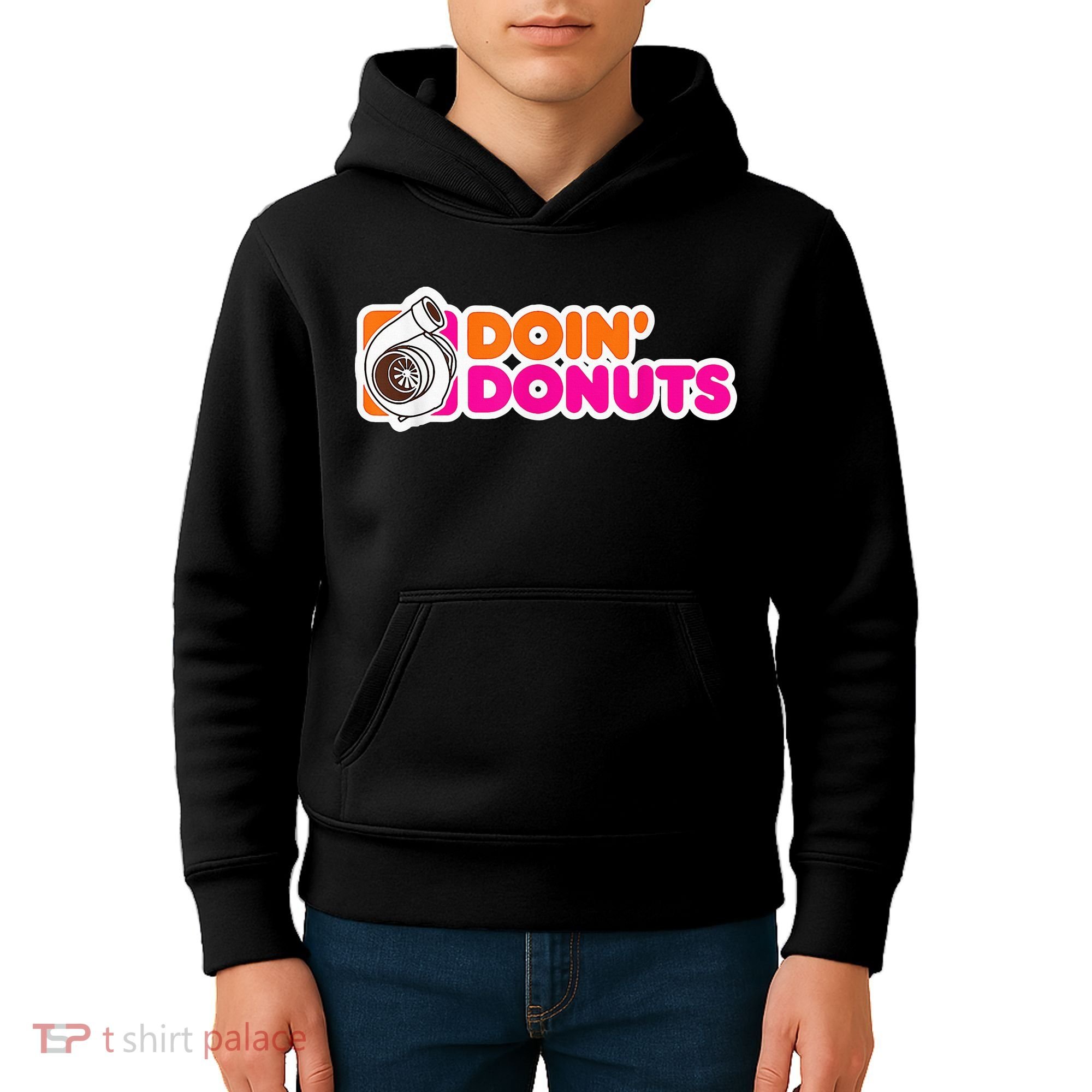 Doin' Donuts Funny Racing & Drift Car Enthusiast Kids Hoodie