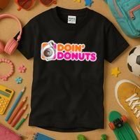 Doin' Donuts Funny Racing & Drift Car Enthusiast Kids T-Shirt thumb 3