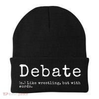 Debate Definition Funny Debate Team Gift Beanie thumb 0