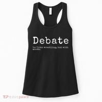 Debate Definition Funny Debate Team Gift Women's Tank Top thumb 0