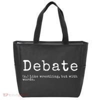 Debate Definition Funny Debate Team Gift Tote Bag thumb 0