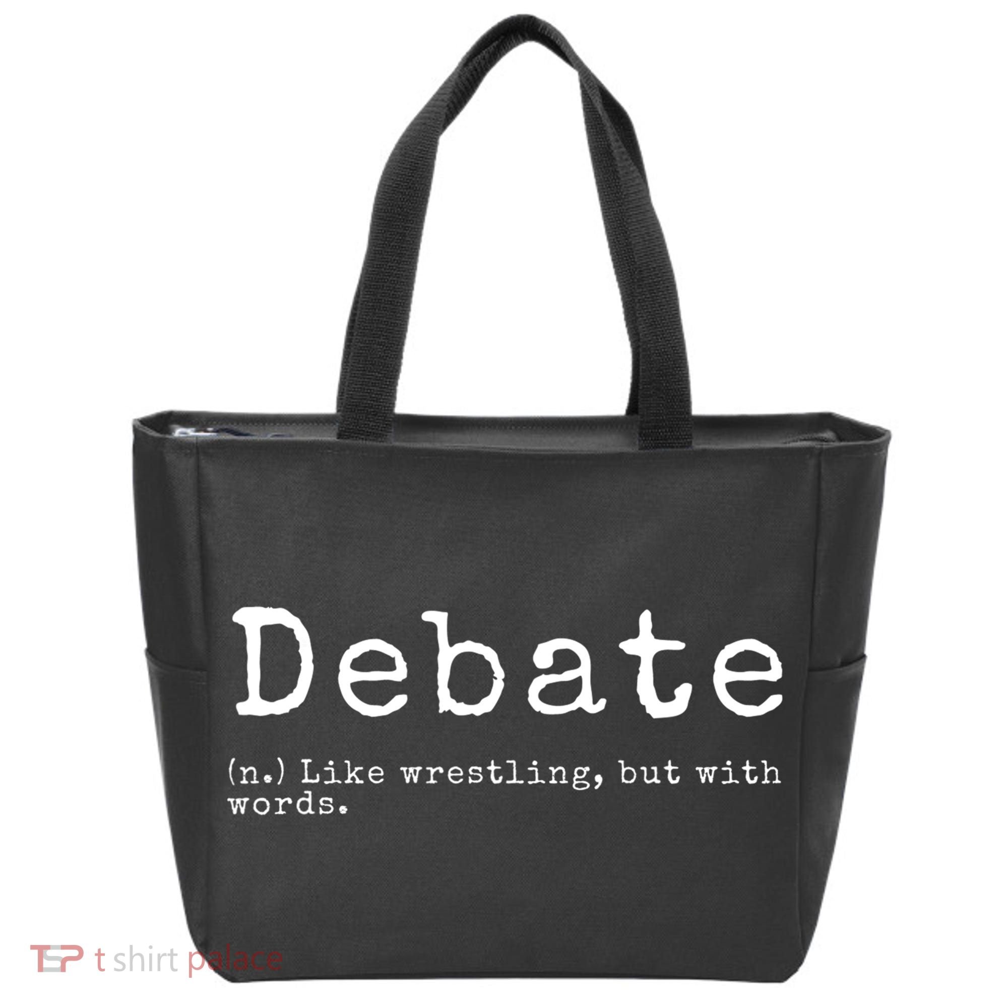 Debate Definition Funny Debate Team Gift Tote Bag