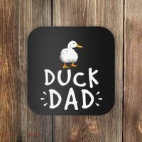 Duck Dad Funny Duck Enthusiast Duckling Lover Farmer Father Coaster thumb 0