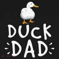 Duck Dad Funny Duck Enthusiast Duckling Lover Farmer Father Visor thumb 3