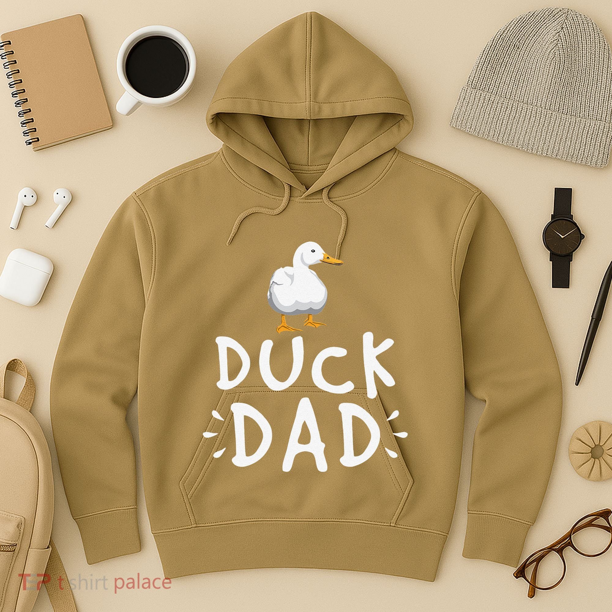 Duck Dad Funny Duck Enthusiast Duckling Lover Farmer Father Hoodie