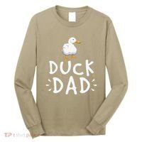 Duck Dad Funny Duck Enthusiast Duckling Lover Farmer Father Long Sleeve Shirt thumb 0