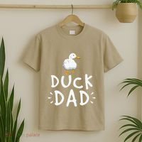 Duck Dad Funny Duck Enthusiast Duckling Lover Farmer Father T-Shirt thumb 2