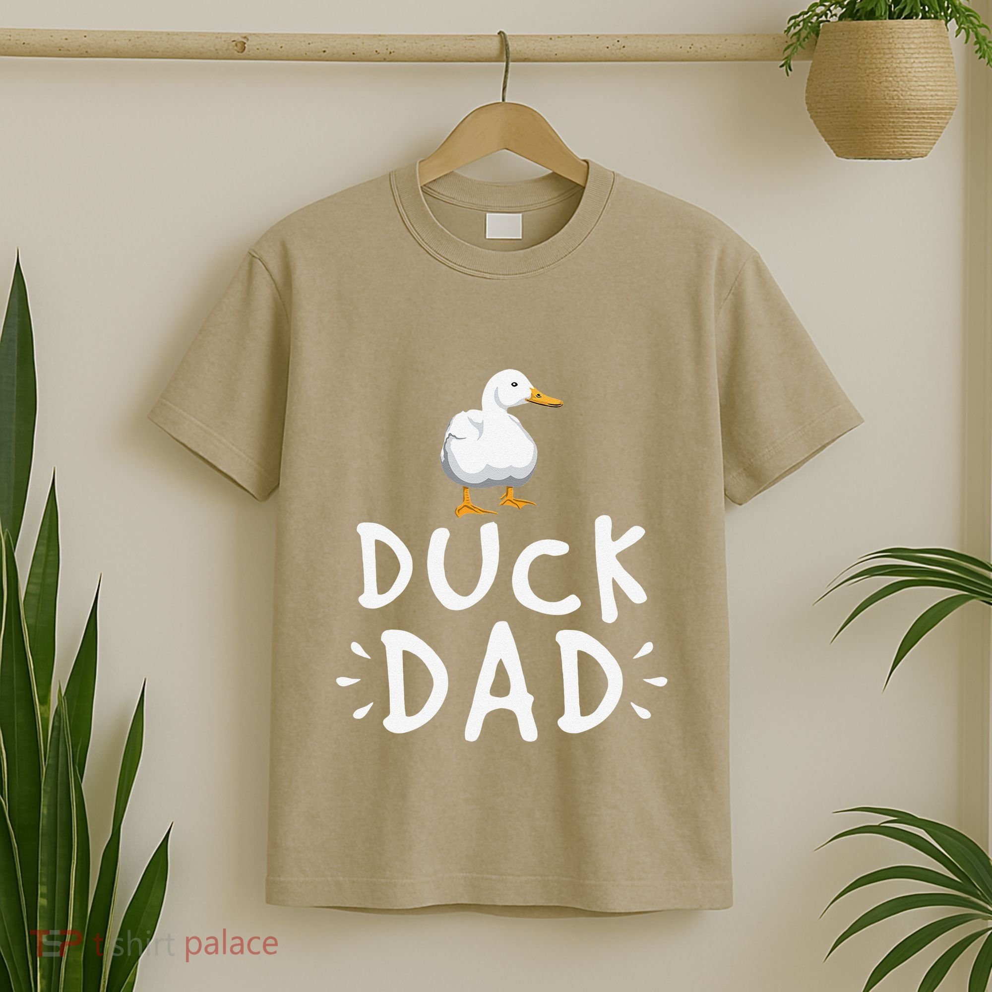 Duck Dad Funny Duck Enthusiast Duckling Lover Farmer Father T-Shirt