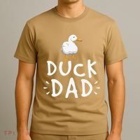 Duck Dad Funny Duck Enthusiast Duckling Lover Farmer Father T-Shirt thumb 3