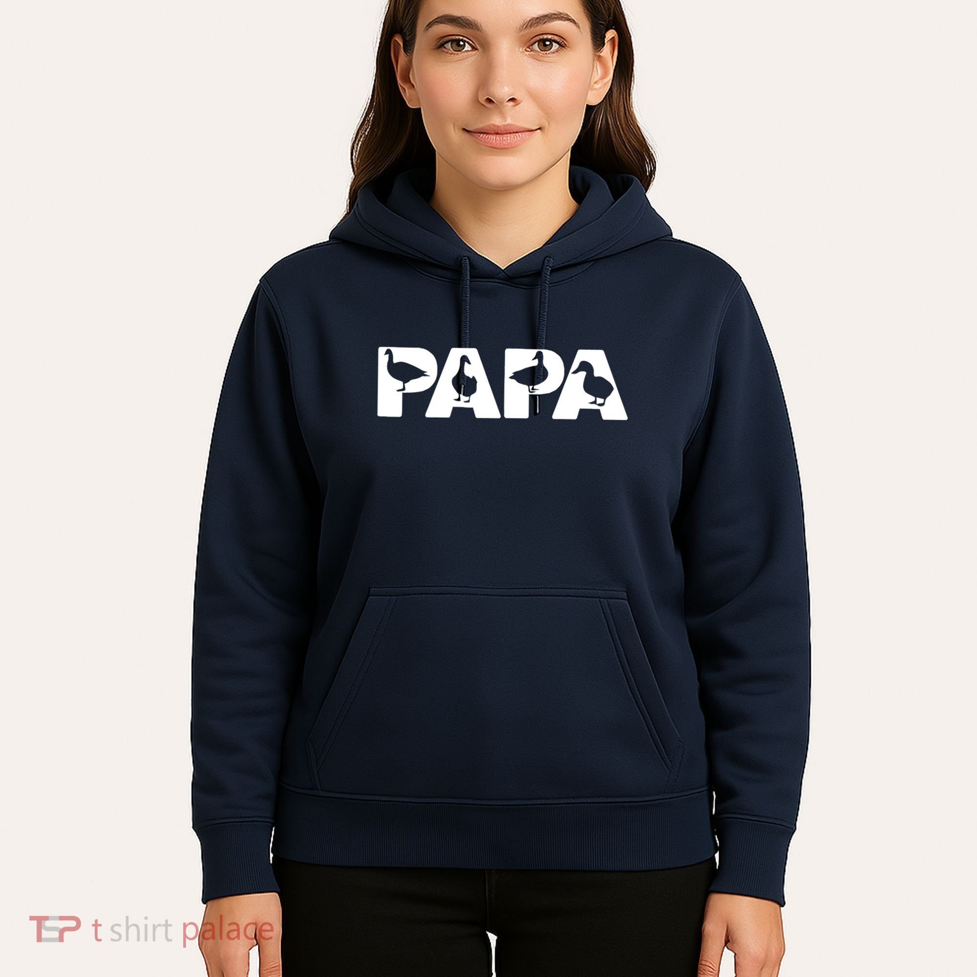 Duck Dad Funny Papa Duck Father Day Gift Hoodie