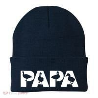 Duck Dad Funny Papa Duck Father Day Gift Beanie thumb 0