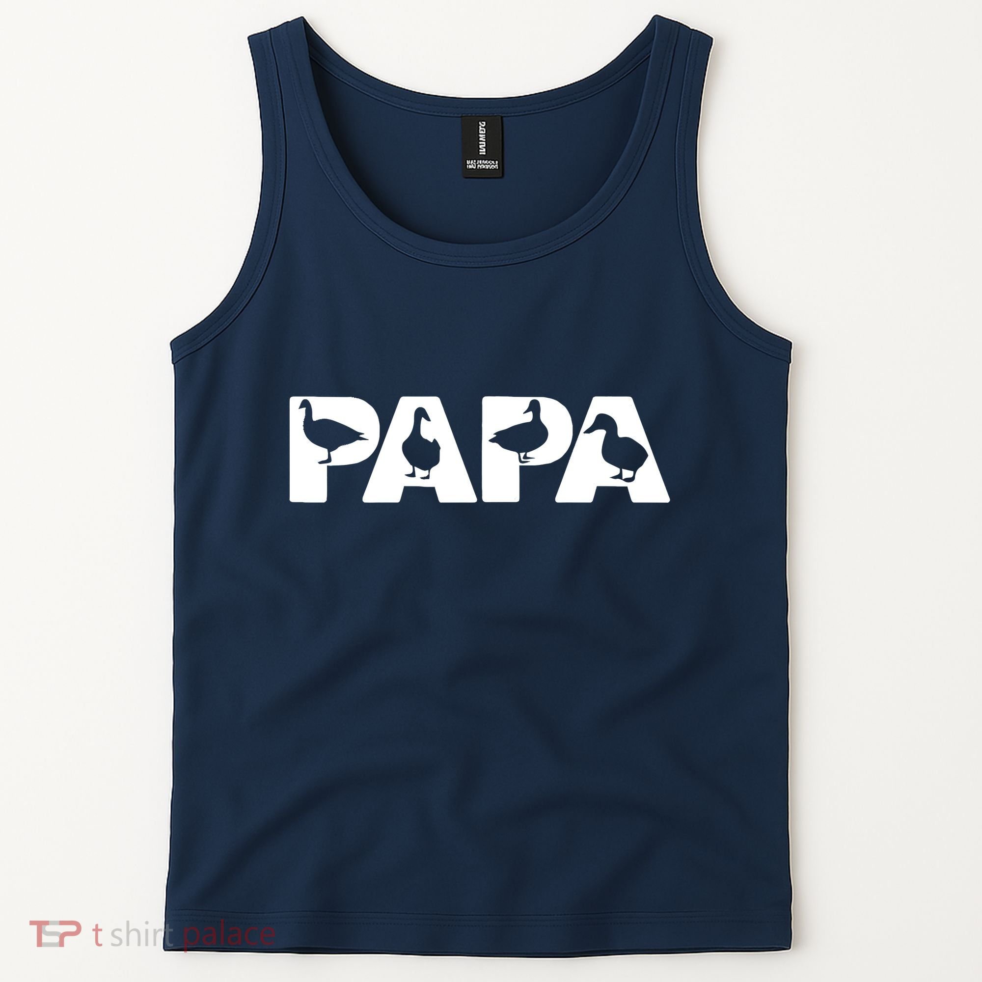 Duck Dad Funny Papa Duck Father Day Gift Tank Top