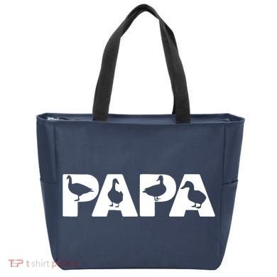 Duck Dad Funny Papa Duck Father Day Gift Tote Bag