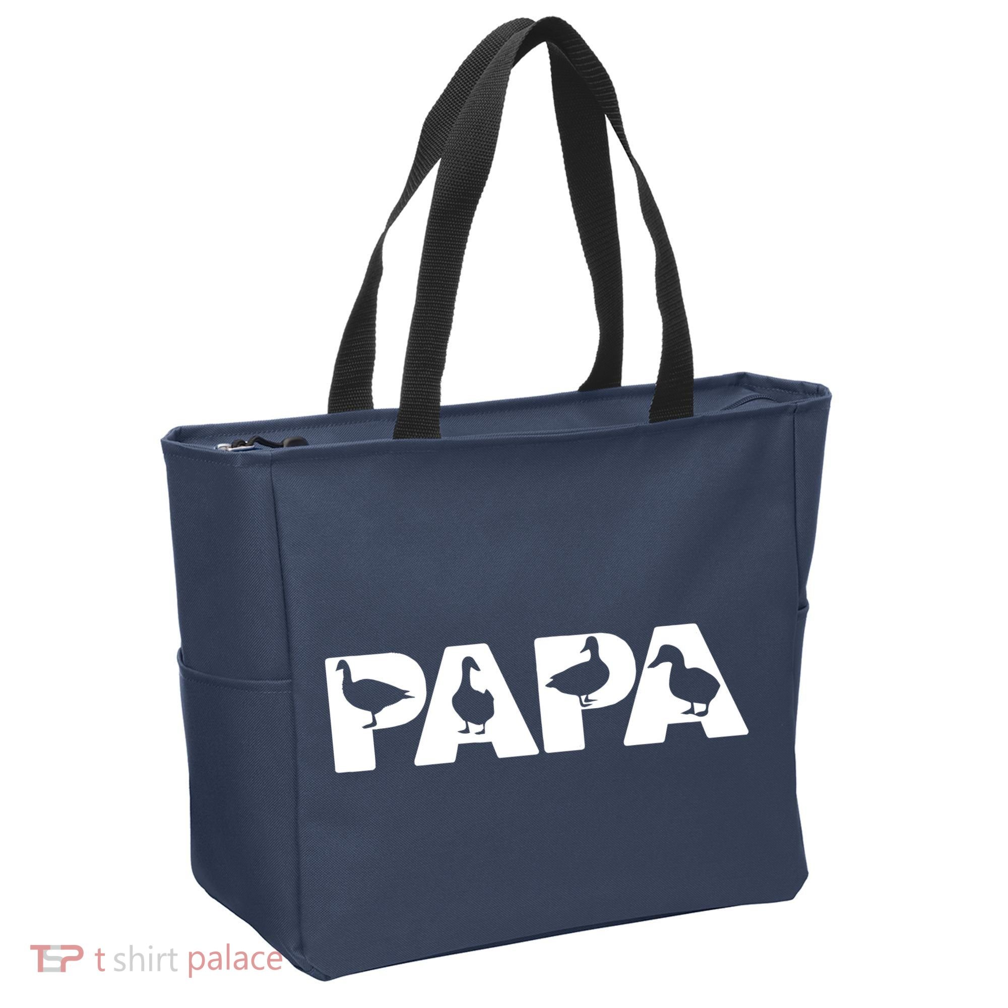 Duck Dad Funny Papa Duck Father Day Gift Tote Bag