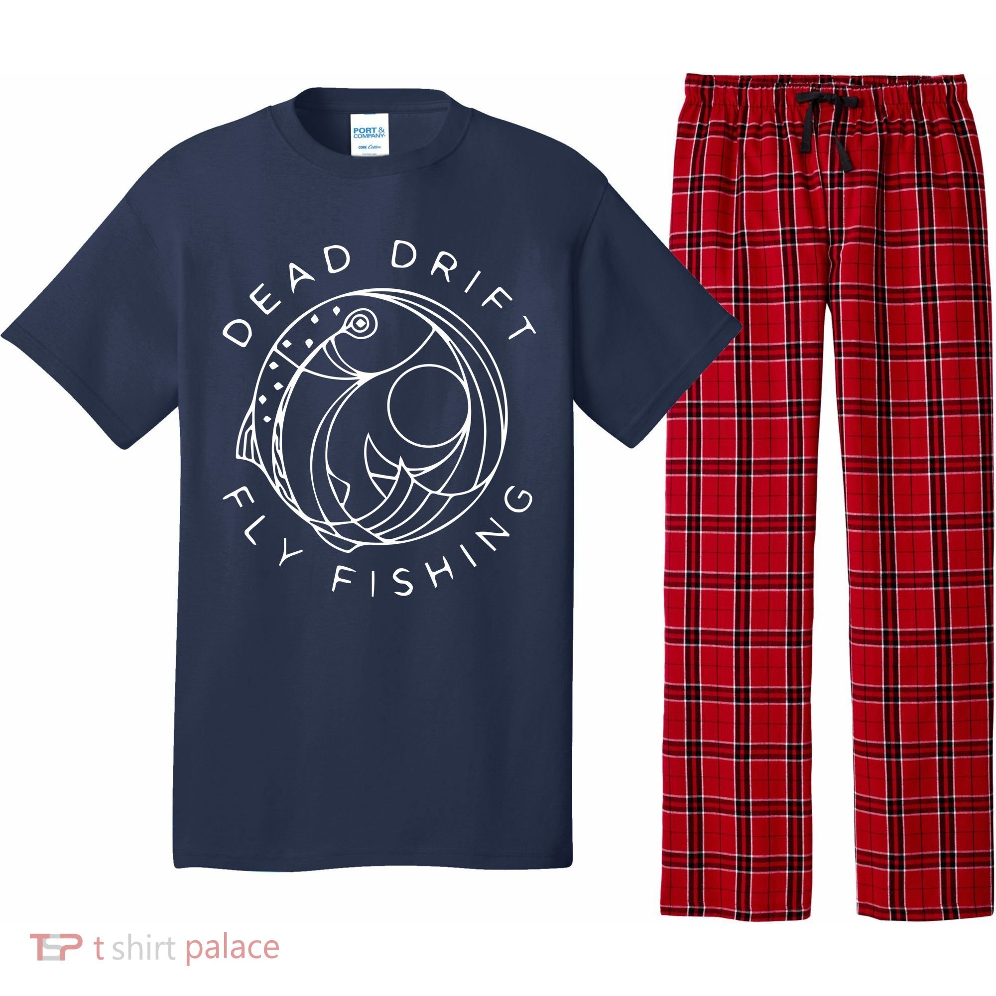 Dead Drift Fly Fishing Pajama Set