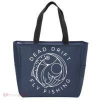 Dead Drift Fly Fishing Tote Bag thumb 0
