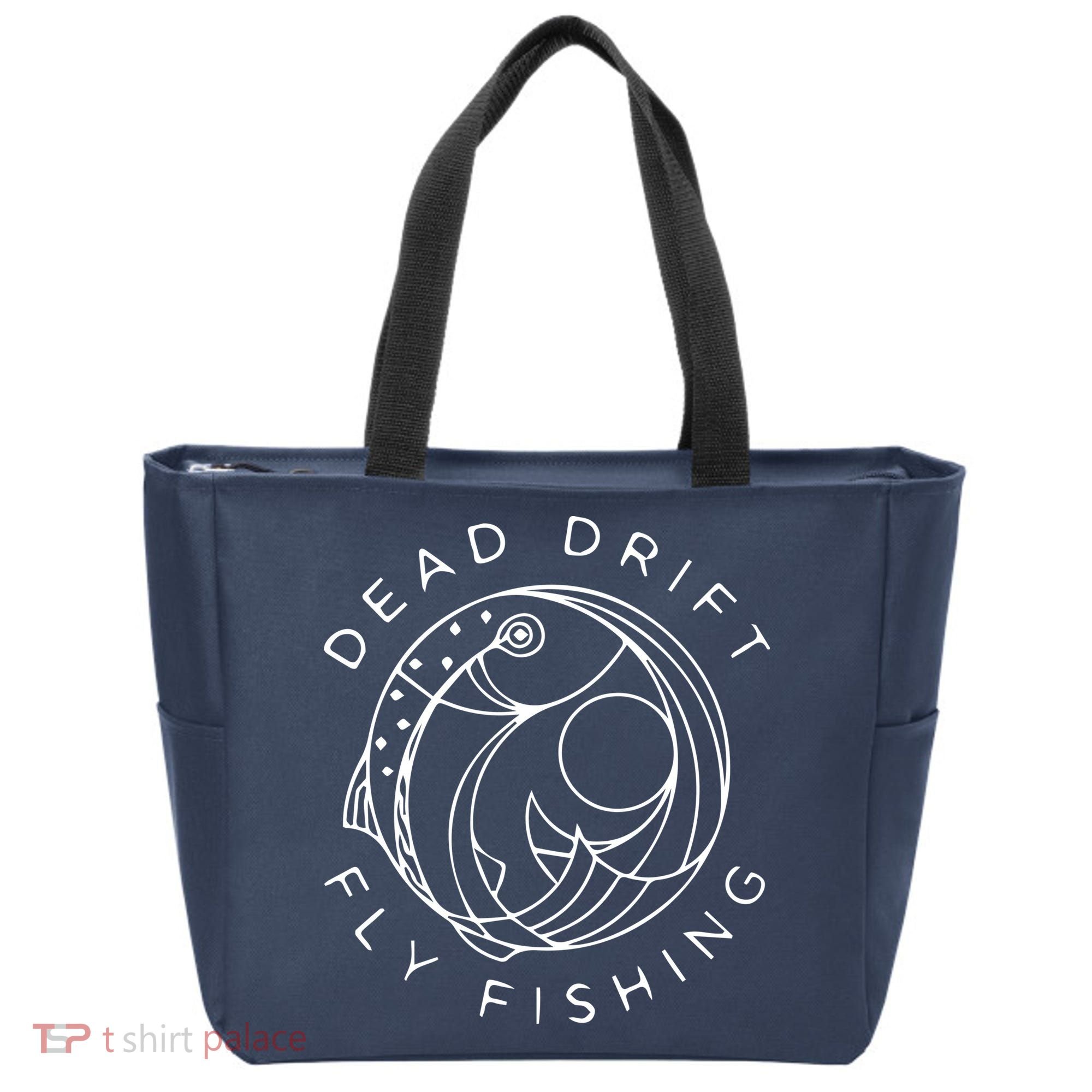 Dead Drift Fly Fishing Tote Bag