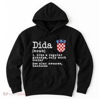 Dida Definition Funny Croatian Dad Croatia Flag Father’S Day Hoodie thumb 0