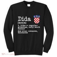 Dida Definition Funny Croatian Dad Croatia Flag Father’S Day Sweatshirt thumb 0