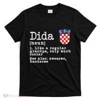 Dida Definition Funny Croatian Dad Croatia Flag Father’S Day T-Shirt thumb 0
