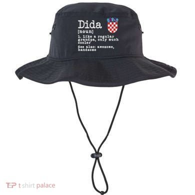 Dida Definition Funny Croatian Dad Croatia Flag Father’S Day Bucket Hat