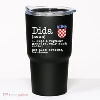 Dida Definition Funny Croatian Dad Croatia Flag Father’S Day Tumbler thumb 0