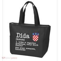 Dida Definition Funny Croatian Dad Croatia Flag Father’S Day Tote Bag thumb 3