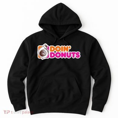 Doin' Donuts Funny Racing & Drift Car Enthusiast Hoodie