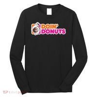 Doin' Donuts Funny Racing & Drift Car Enthusiast Long Sleeve Shirt thumb 0
