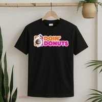 Doin' Donuts Funny Racing & Drift Car Enthusiast T-Shirt thumb 2