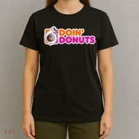 Doin' Donuts Funny Racing & Drift Car Enthusiast T-Shirt thumb 4